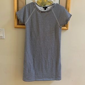 J.Crew dress size XS blue and white